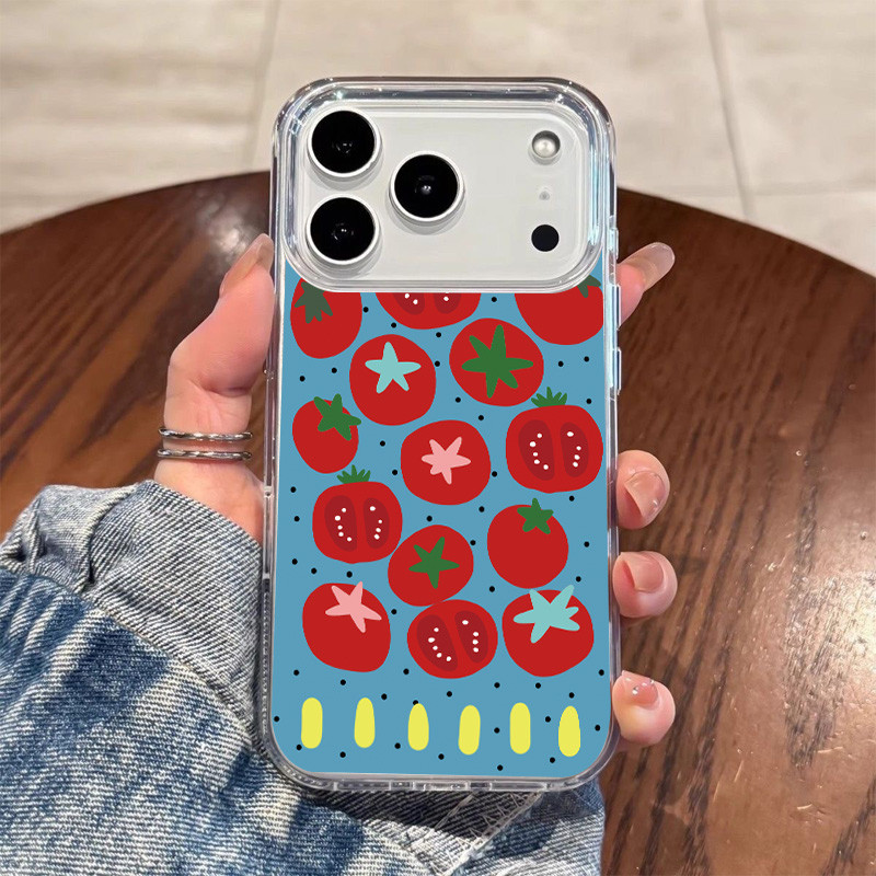 Simple Blue Background Tomato  - Phone Cases Polka Dot review and price