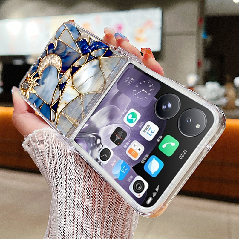 Retro Moon Star Pattern Phone  - Phone Cases Samsung review and price