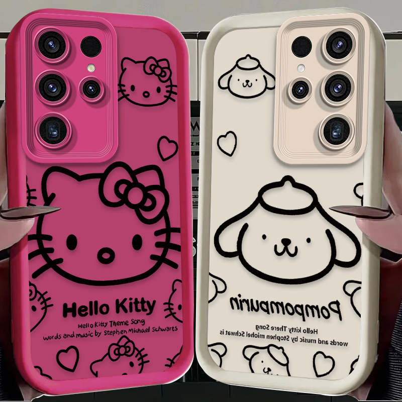 Sanrio Hello Kitty Pompom Puri - Phone Cases For Samsung S21 5G review and price