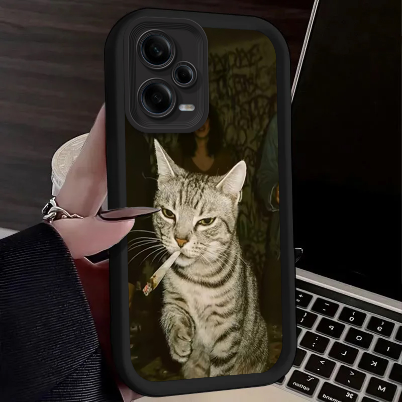 Trendy Cat Smoking Phone Case  - Phone Cases Cat review and price