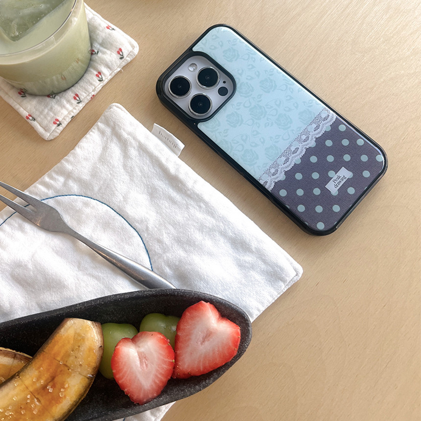 Korean Ins Polka Dots Lace Ros - Phone Cases Polka Dot review and price