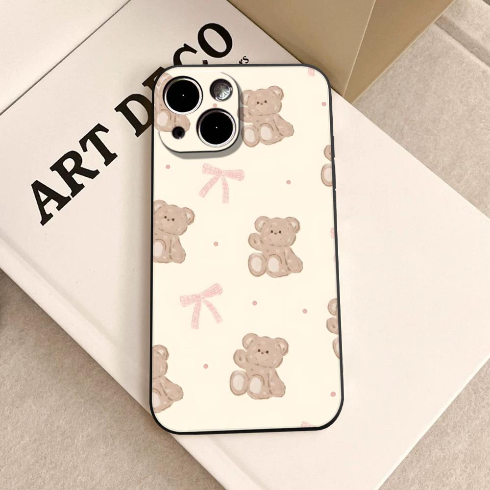 Teddy Bear Pink Yellow For Gir - Phone Cases For Girls review and price