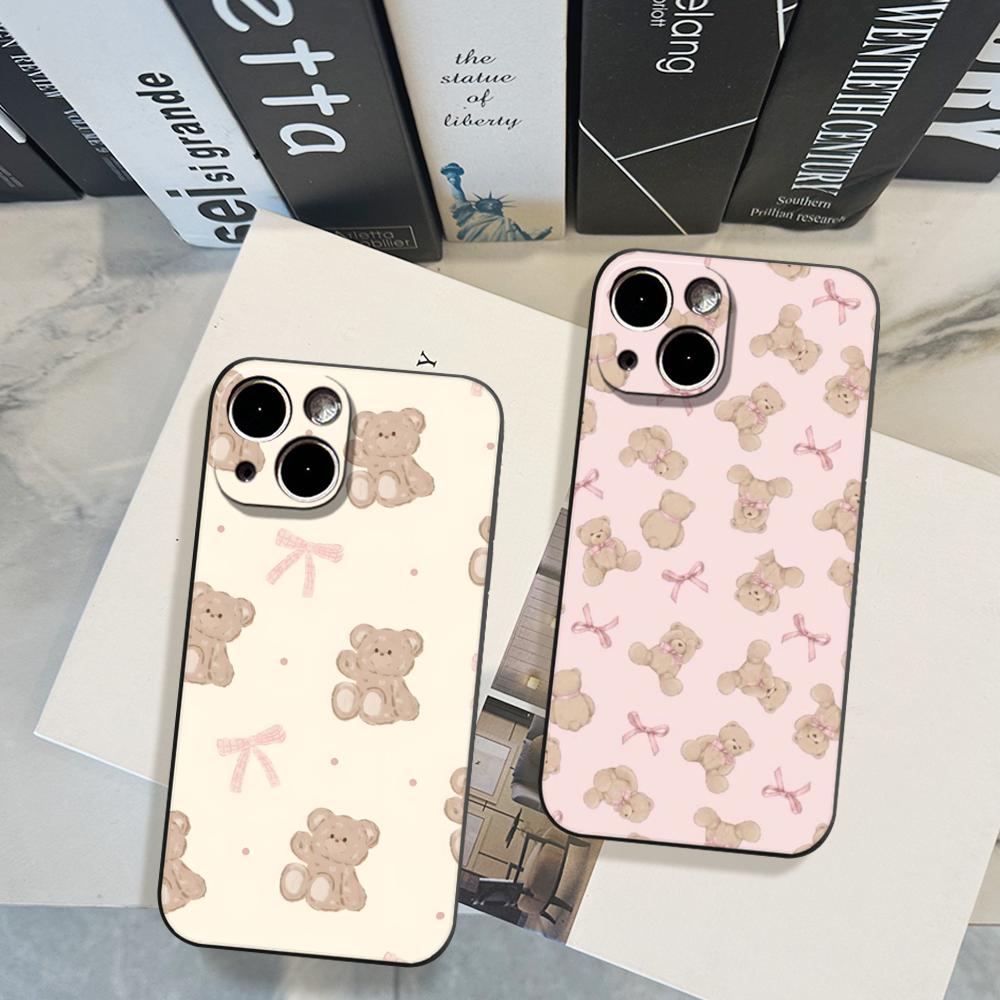 Teddy Bear Pink Yellow For Gir - Phone Cases For Girls review and price
