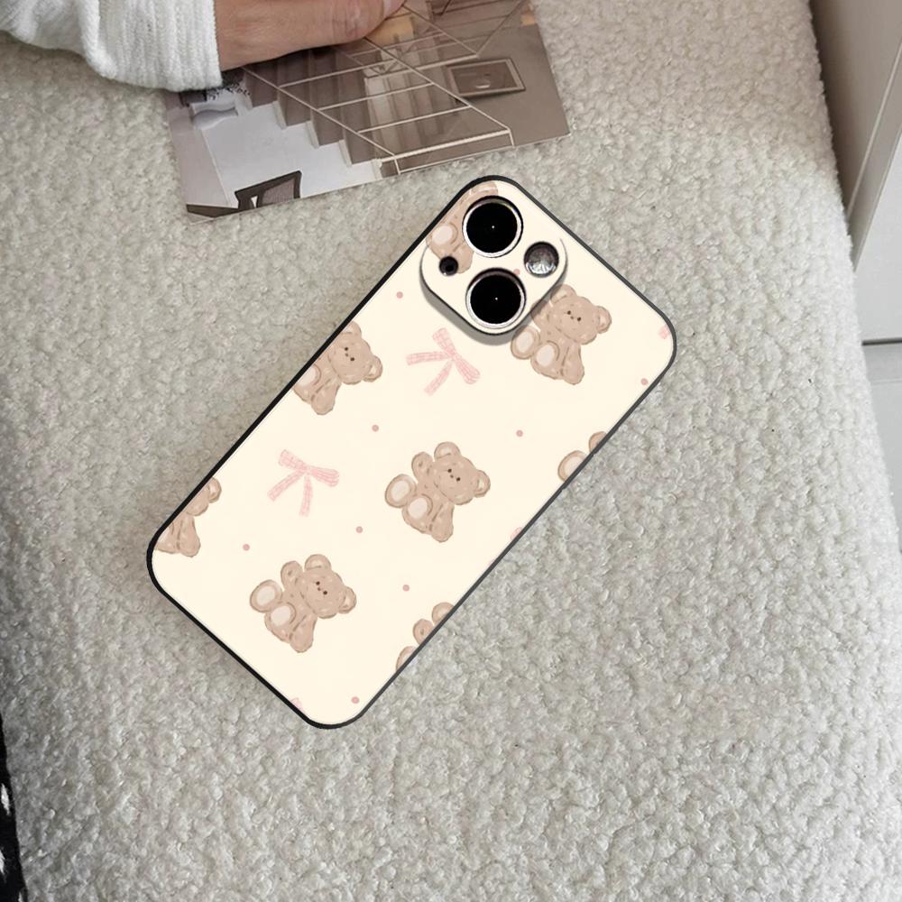 Teddy Bear Pink Yellow For Gir - Phone Cases For Girls review and price