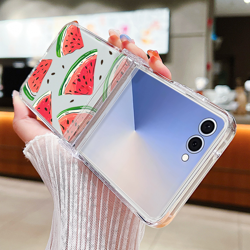 Pink Cherry Printed Phone Case - Phone Cases Z Flip 6 review and price