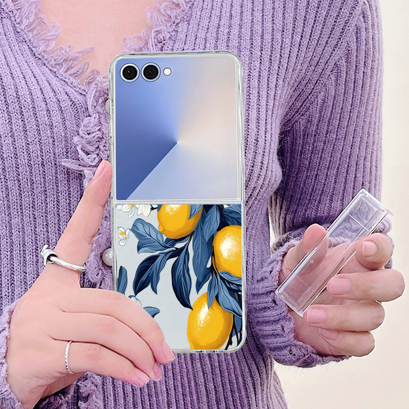 Pink Cherry Printed Phone Case - Phone Cases Z Flip 6 review and price