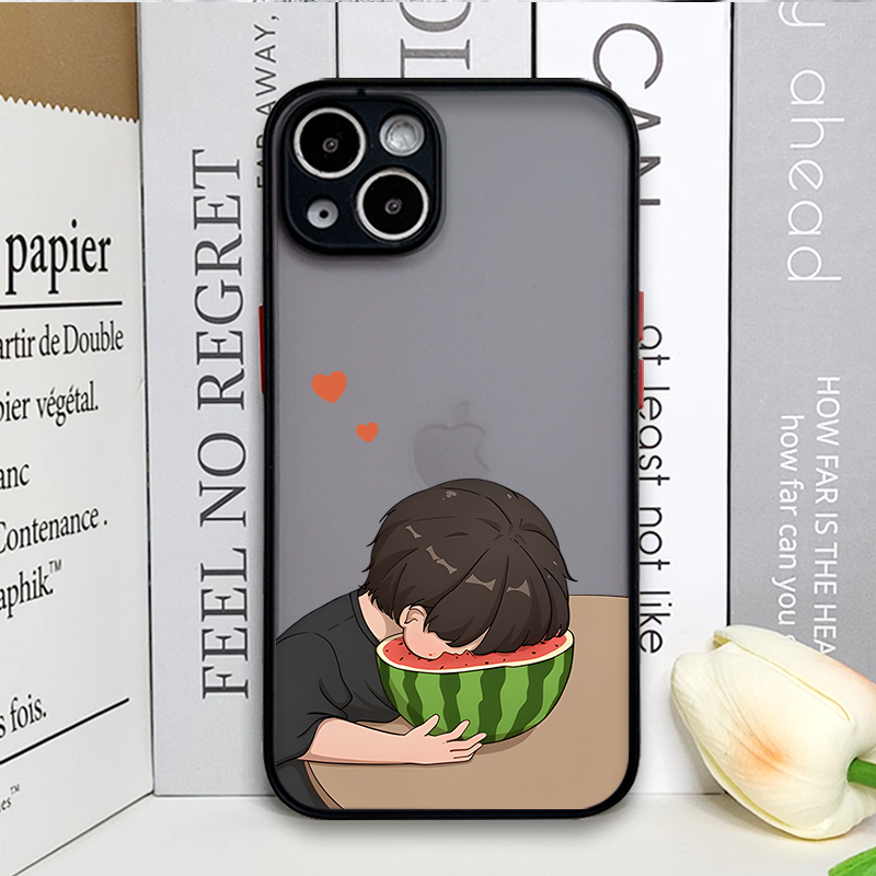 Creative Cartoon Boy Girl Pair - Phone Cases For Girls review and price