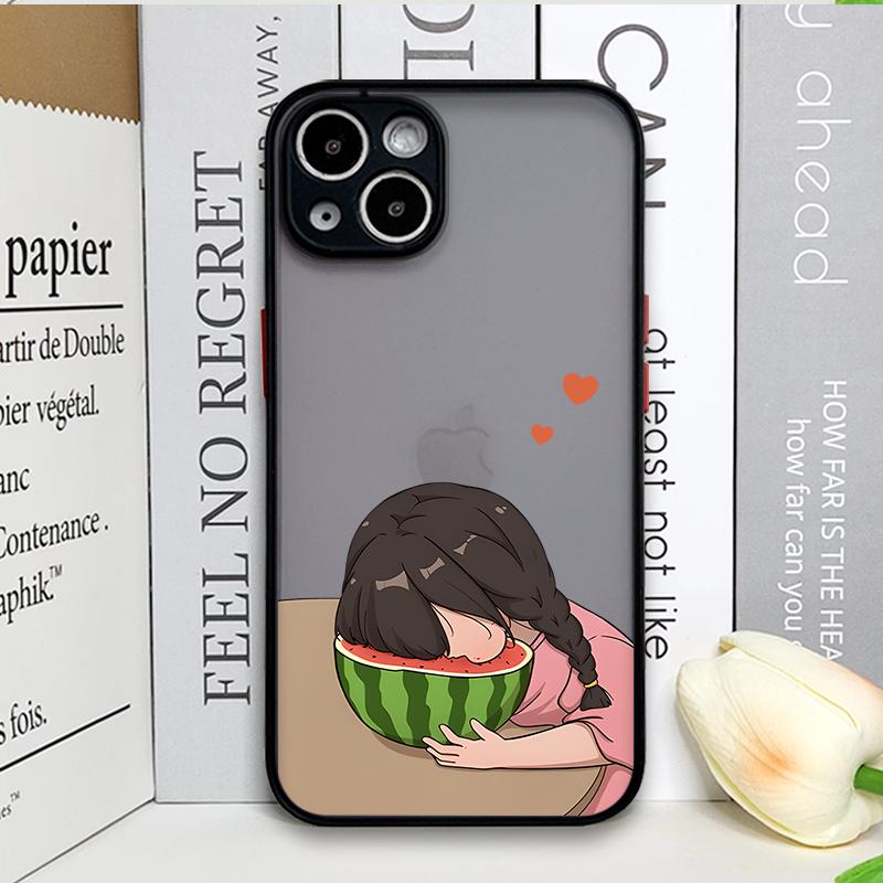 Creative Cartoon Boy Girl Pair - Phone Cases For Girls review and price