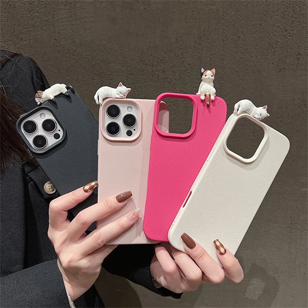 Cute 3D Cat Korea Lovely Case  - Phone Cases Cat review and price
