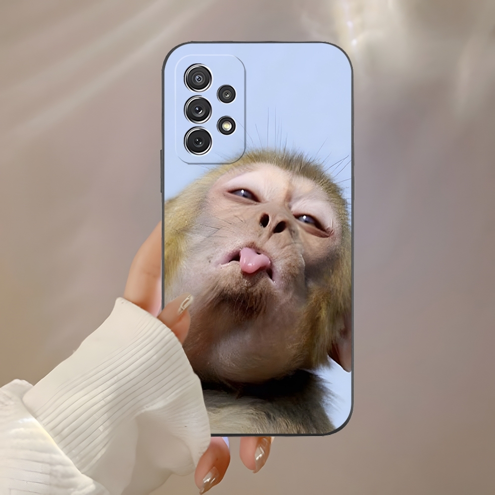 Monkey Sipping Caprisun Meme P - Phone Cases Burga review and price
