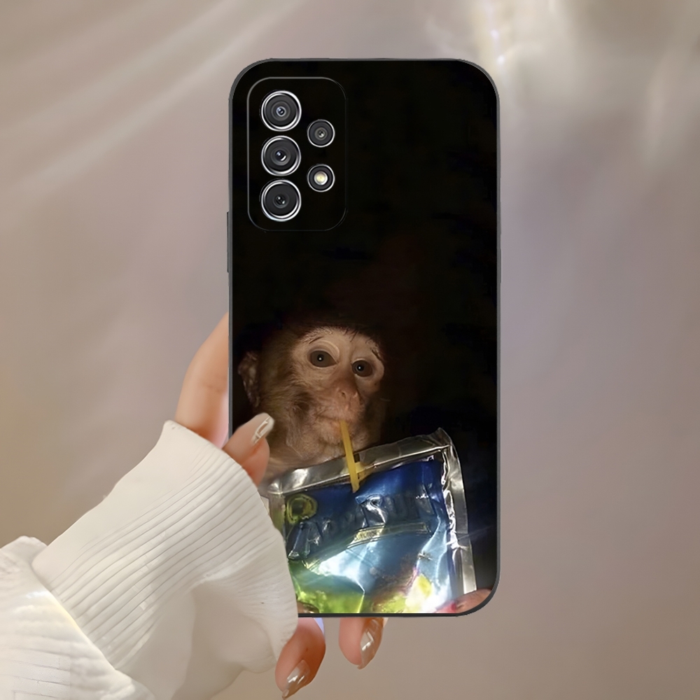 Monkey Sipping Caprisun Meme P - Phone Cases Burga review and price