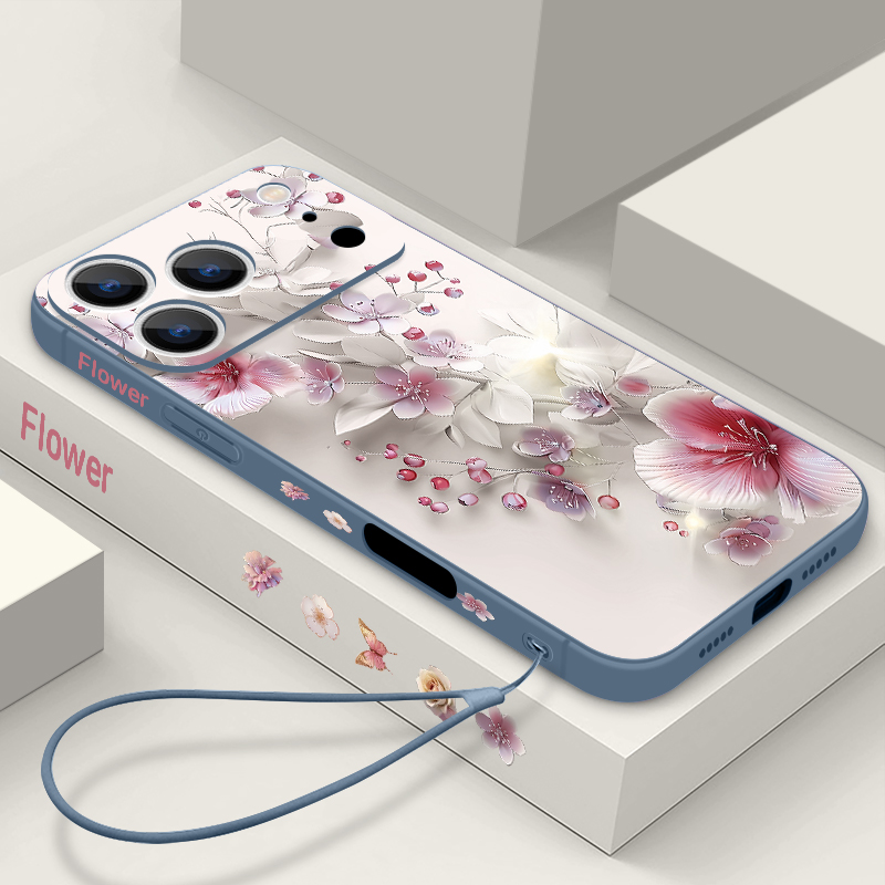 Pink White Flower Case For iPh - Phone Cases With Magsafe review and price