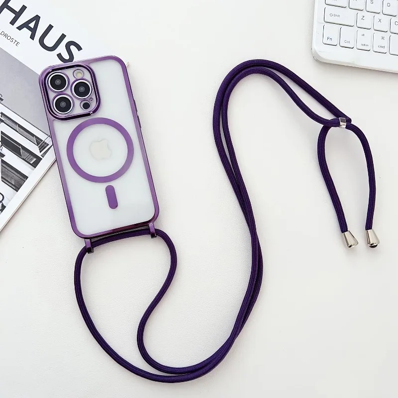 Crossboby Lanyard Plating Phon - Phone Cases With Magsafe review and price