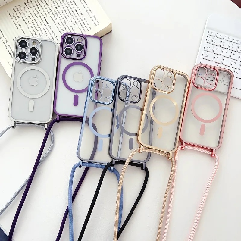 Crossboby Lanyard Plating Phon - Phone Cases With Magsafe review and price