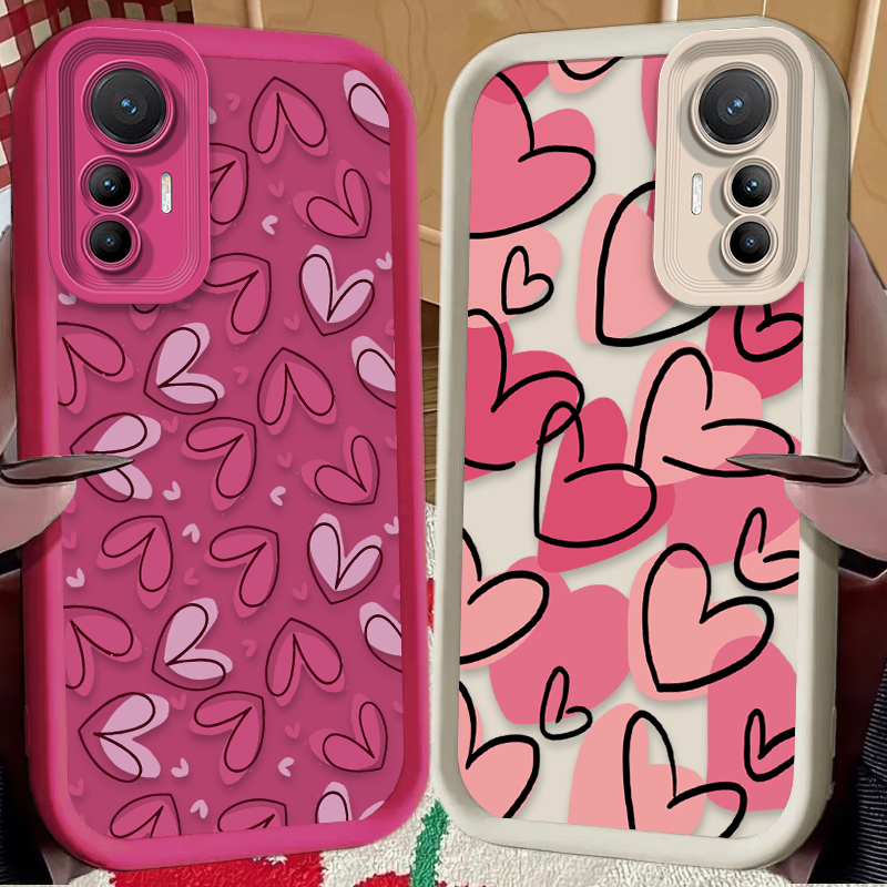 Cute Pink Love Heart Case for  - Phone Cases For Samsung S21 5G review and price
