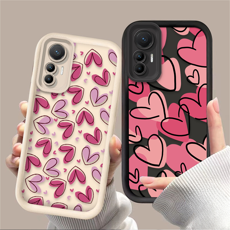 Cute Pink Love Heart Case for  - Phone Cases For Samsung S21 5G review and price