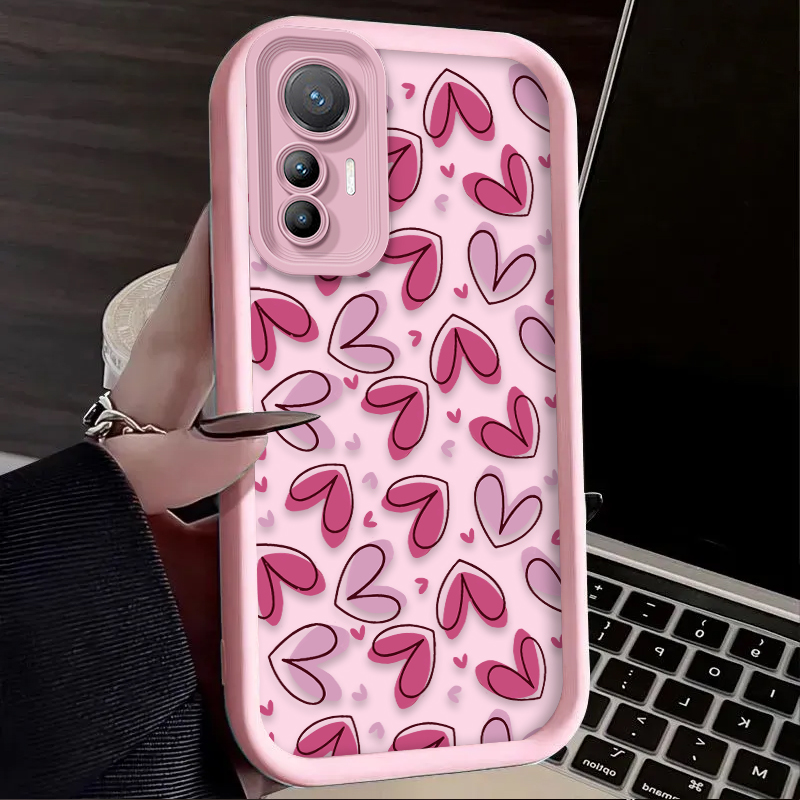 Cute Pink Love Heart Case for  - Phone Cases For Samsung S21 5G review and price