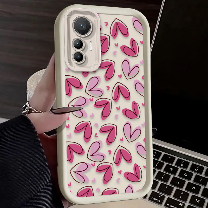 Cute Pink Love Heart Case for  - Phone Cases For Samsung S21 5G review and price