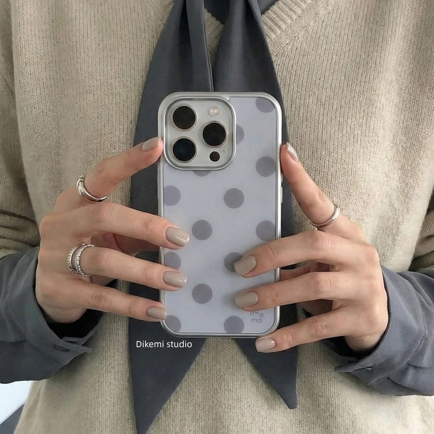Korean Ins Gentle Relaxation L - Phone Cases Polka Dot review and price
