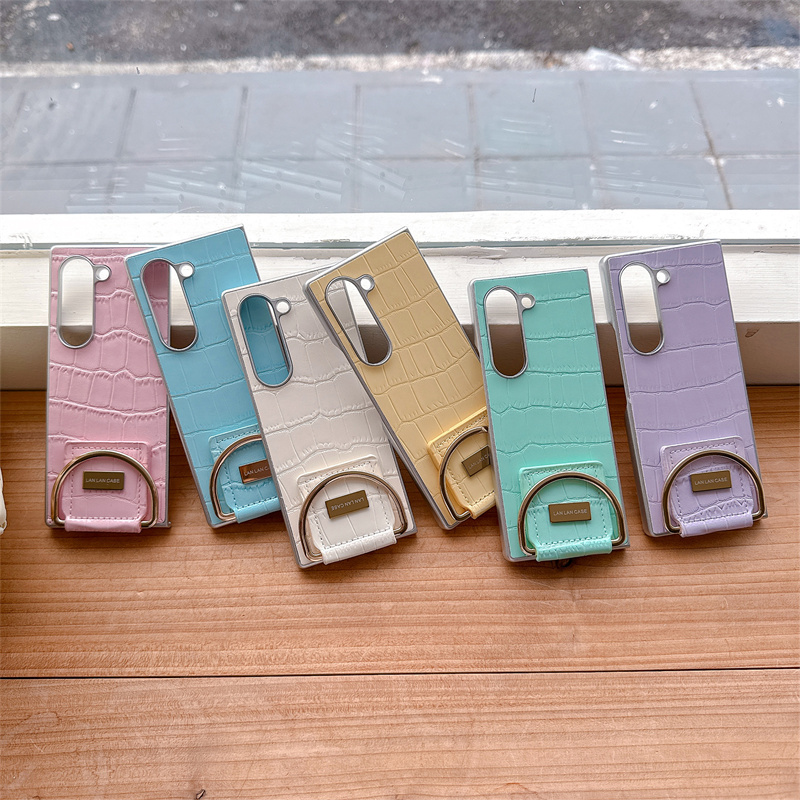 Fashion Candy Color Leather Ph - Phone Cases Z Fold 6 review and price
