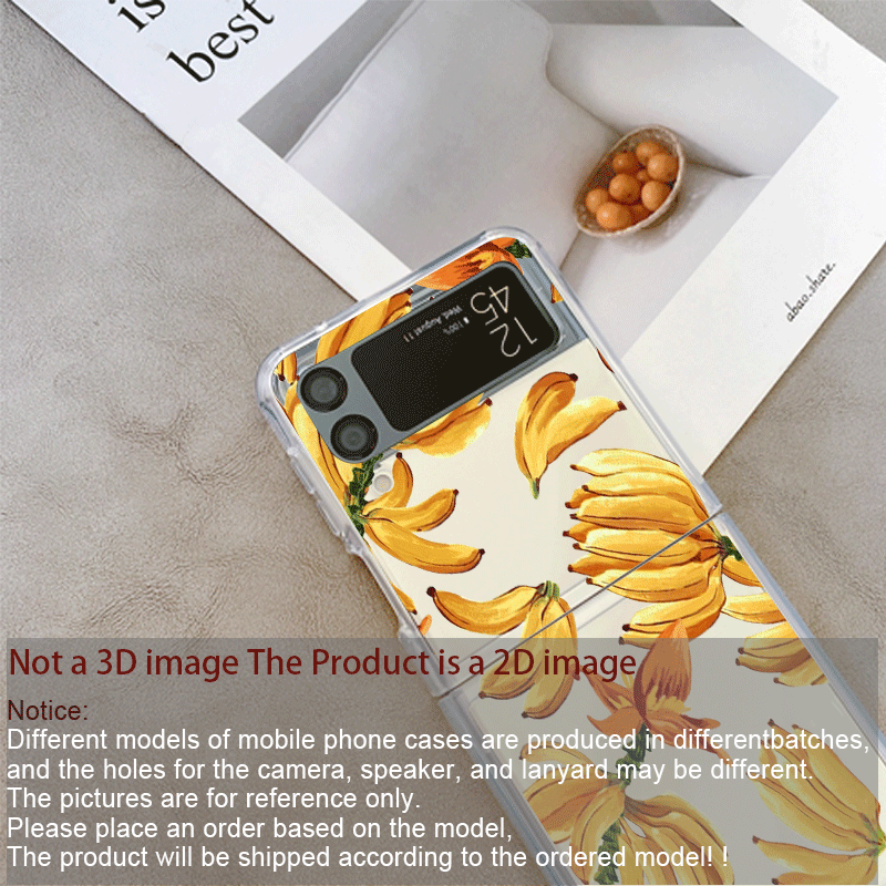 Funny Yellow Banana Fruit Prin - Phone Cases Z Flip 6 review and price