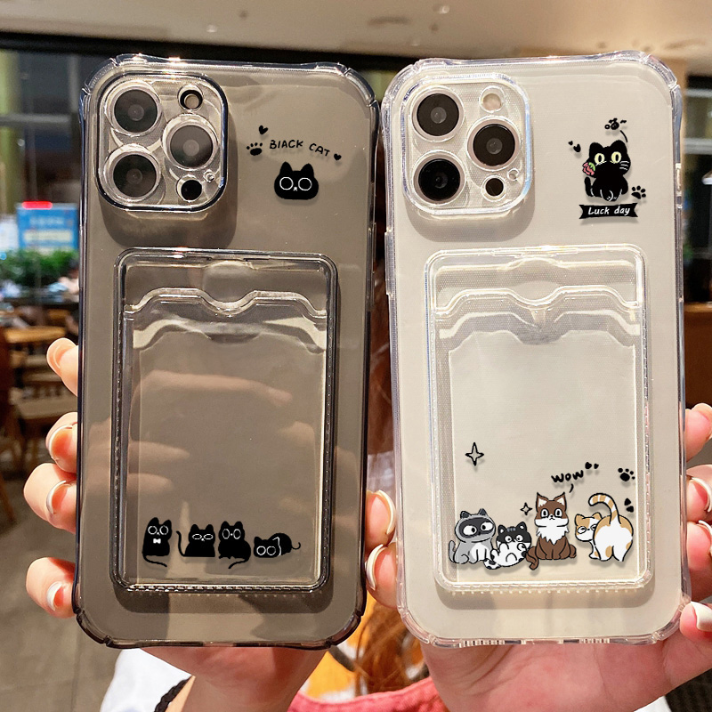 Cute Black Cat Phone Case For  - Phone Cases Cat review and price
