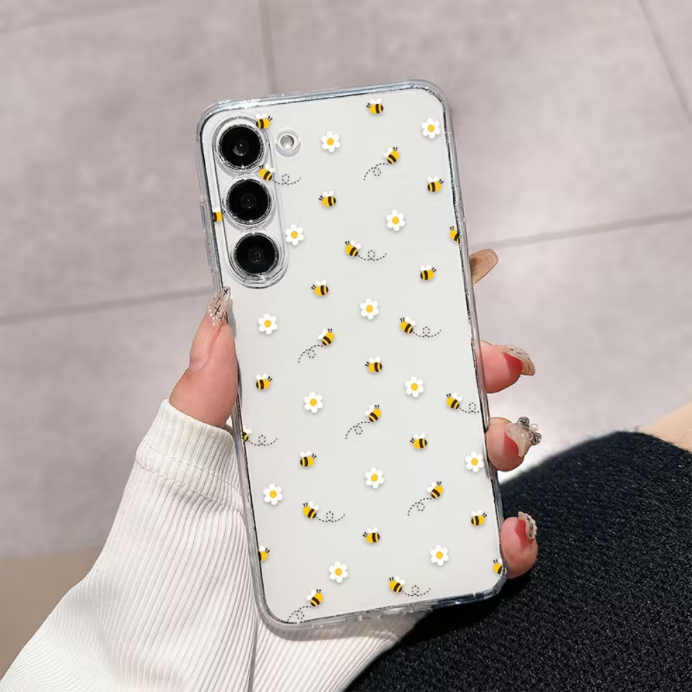 Bee White Flower Phone Case Fo - Phone Cases Galaxy S26 Ultra review and price