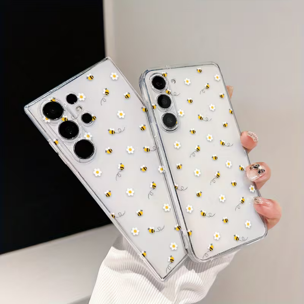 Bee White Flower Phone Case Fo - Phone Cases Galaxy S26 Ultra review and price