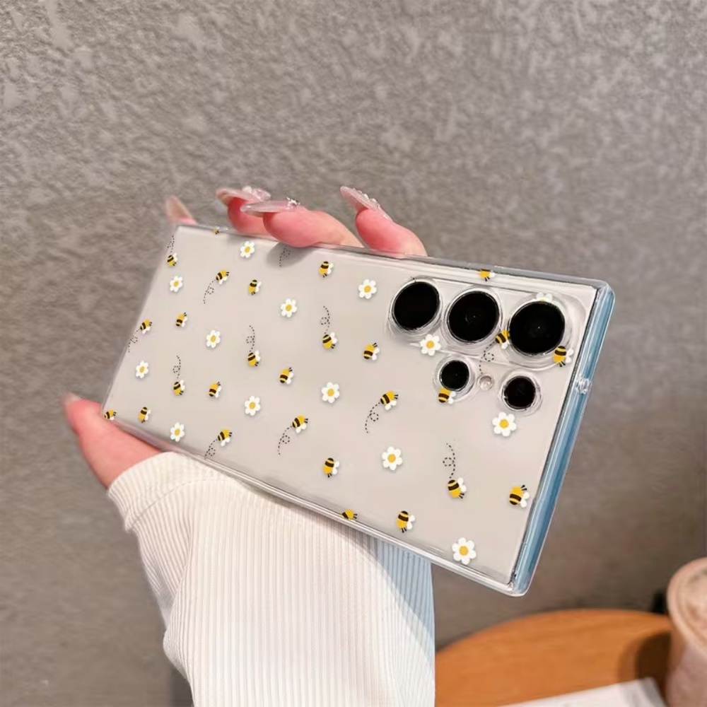 Bee White Flower Phone Case Fo - Phone Cases Galaxy S26 Ultra review and price