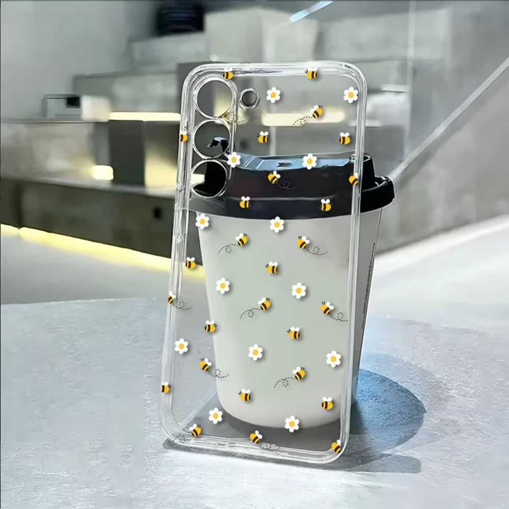 Bee White Flower Phone Case Fo - Phone Cases Galaxy S26 Ultra review and price