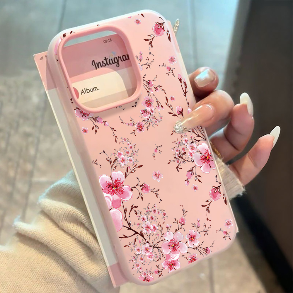 Pink Sakura Flower Pattern Pho - Phone Cases For Samsung S21 5G review and price