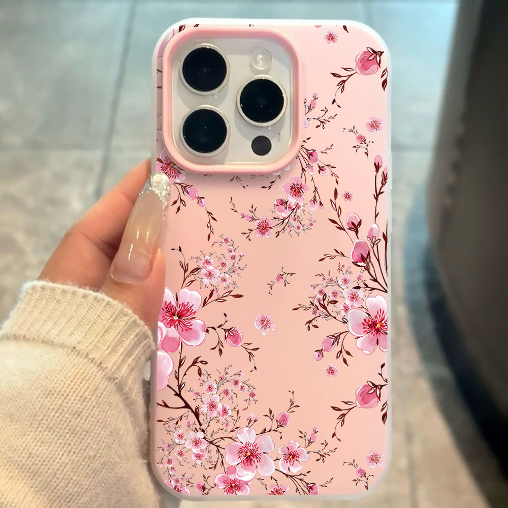 Pink Sakura Flower Pattern Pho - Phone Cases For Samsung S21 5G review and price
