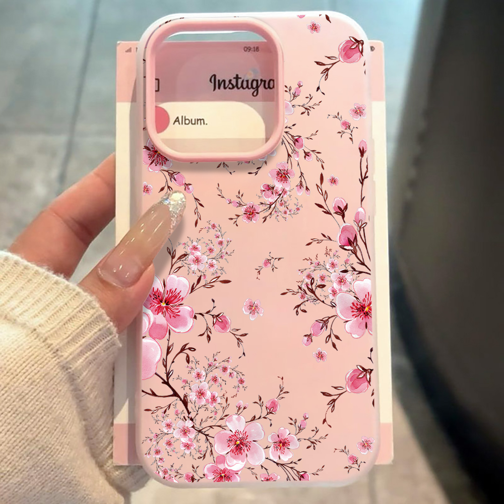Pink Sakura Flower Pattern Pho - Phone Cases For Samsung S21 5G review and price