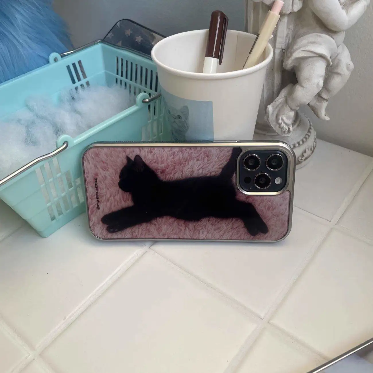 Korean Ins Cartoon Cute Pink C - Phone Cases Cat review and price