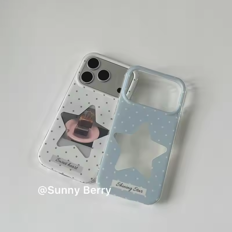 Minimalist Fresh Blue and Whit - Phone Cases Polka Dot review and price