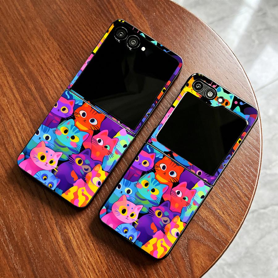 Full Cover Cat Phone Cover Cas - Phone Cases Z Flip 6 review and price